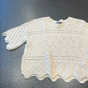 Cream Knit Sweater Splendid Medium